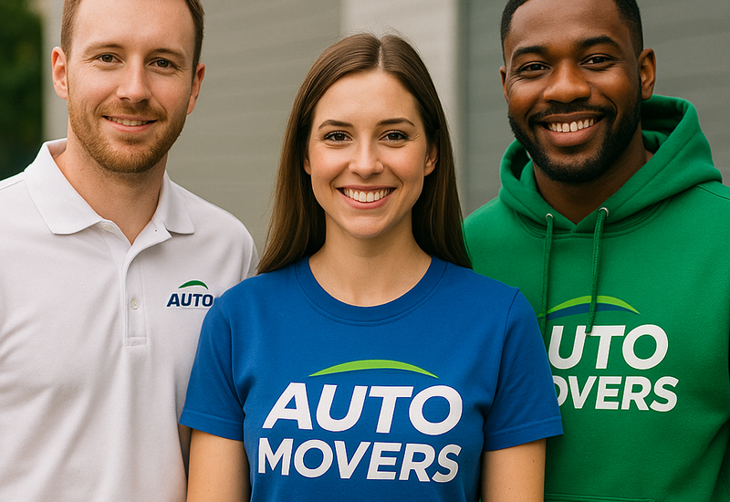 Custom branded t-shirts, golf shirts, and sweaters
