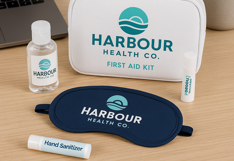 custom branded health and wellness promotional products