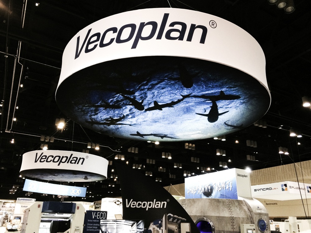 hanging display signage for events